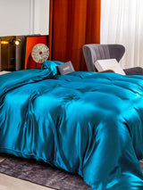 [Teal] SilkSilky-AU 25Momme Duvet Covers 001