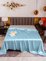 [Light Blue] SilkSilky-AU 19Momme Sheet 002