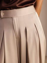 [Tan] SilkSilky-AU Women's Pants 004
