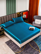 [Teal] SilkSilky-AU 25Momme Bedding Set 001