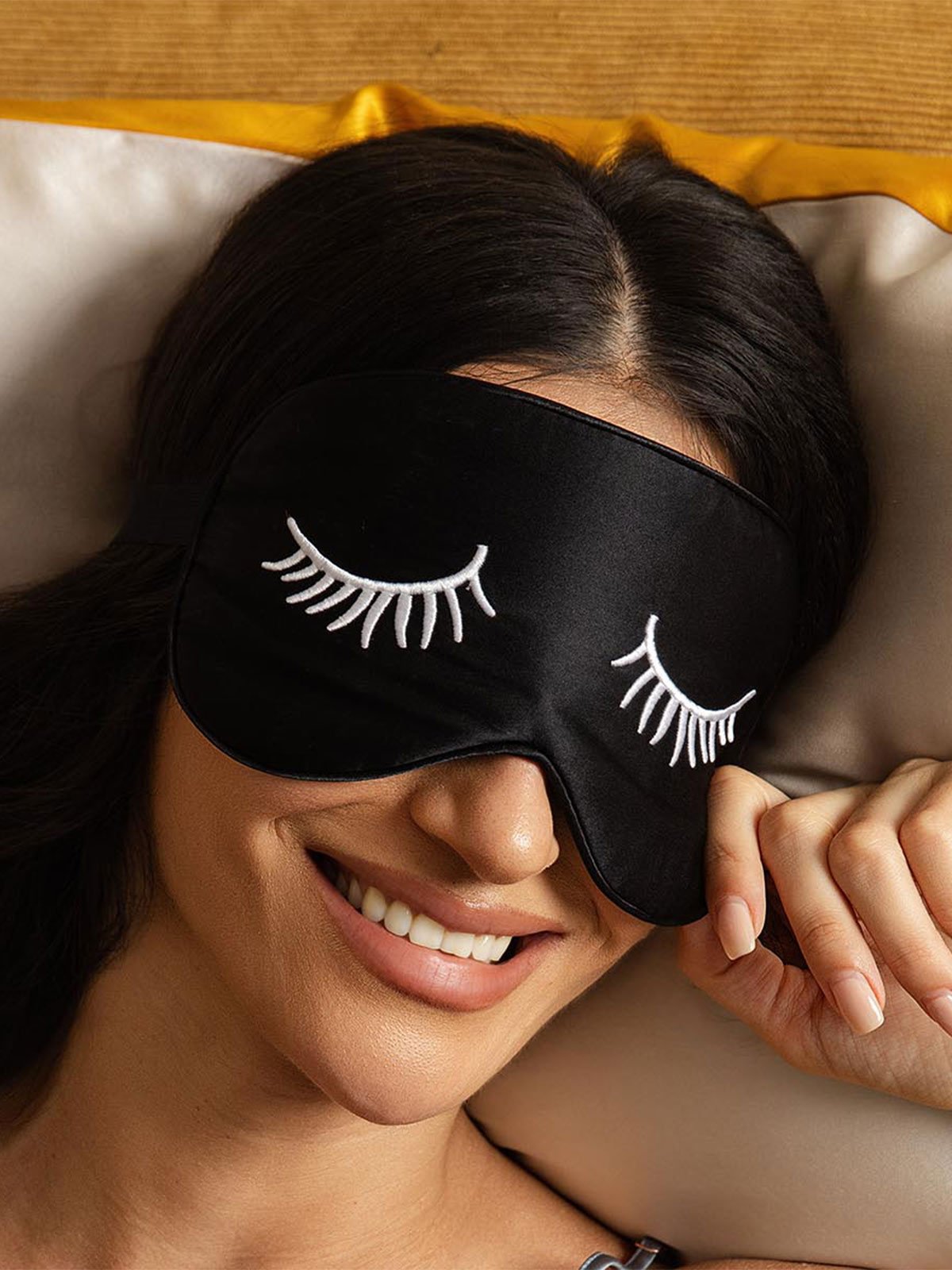 [WhiteEyelashes] SilkSilky-AU Pure Silk Eye Mask 002