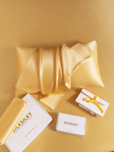 [Champagne] SilkSilky-AU 19Momme Pure Silk Pillowcase 006