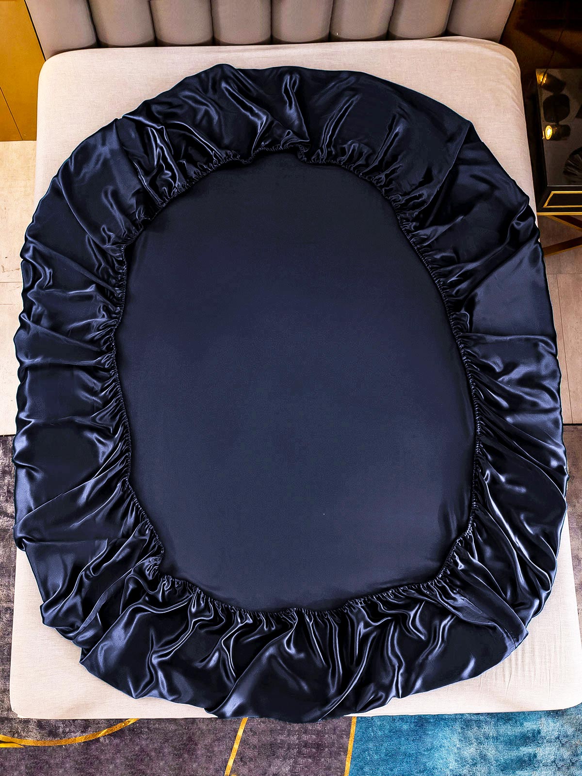 [Dark Blue] SilkSilky-AU 25Momme Bedding Set 003