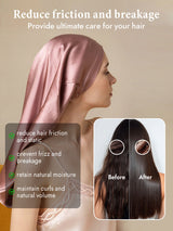 [Pale Mauve] SilkSilky-AU Sleep Cap 004