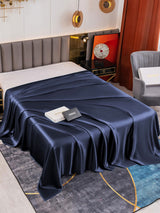 [Dark Blue] SilkSilky-AU 19Momme Sheet 001