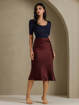 [Coffee] SilkSilky-AU Skirt 001
