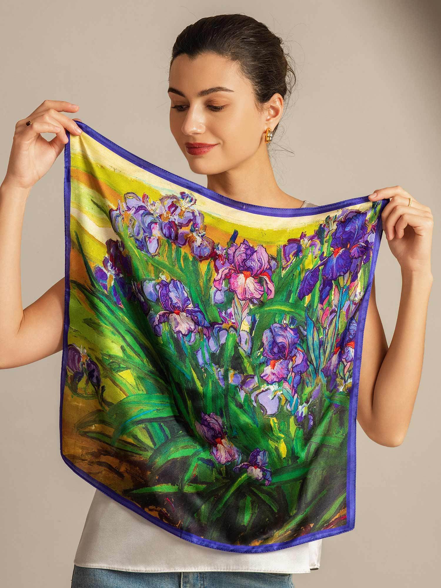 [P094] SilkSilky-AU Pure Silk Scarf 006