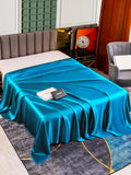 SilkSilky AU 25Momme Pure Silk Sheet Teal 001