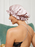 SilkSilky AU Pure Silk Sleep Cap Pink 001