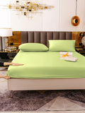 SilkSilky AU 19Momme Pure Silk Bedding Set MintGreen 004