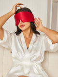 SilkSilky AU 19Momme Pure Silk Eye Mask Wine 002