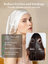 [White] SilkSilky-AU Sleep Cap 004