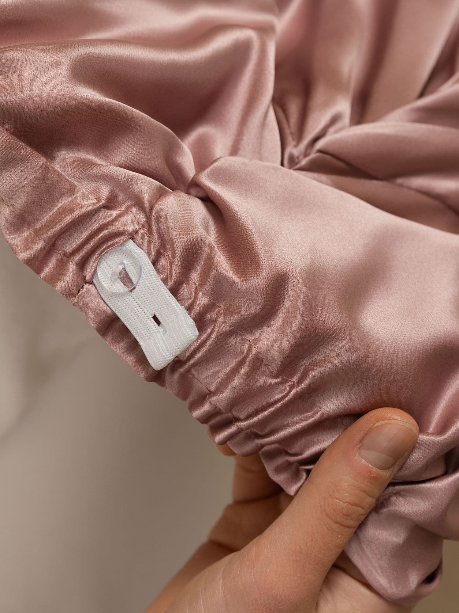 [Pale Mauve] SilkSilky-AU 22Momme Sleep Cap 004