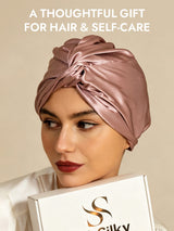 [Pale Mauve] SilkSilky-AU Sleep Cap 006