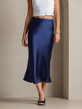 [Dark Blue] SilkSilky-AU Skirt 003