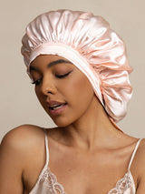 [Light Pink] SilkSilky-AU Sleep Cap 003