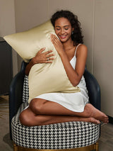 [Khaki] SilkSilky-AU 22Momme Pure Silk Pillowcase 002