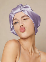 [Lavender] SilkSilky-AU Sleep Cap 001