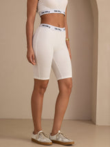 [White] SilkSilky-AU Womens Shorts 005