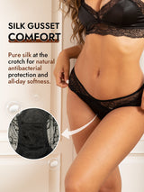 [Black] SilkSilky-AU Panty 004