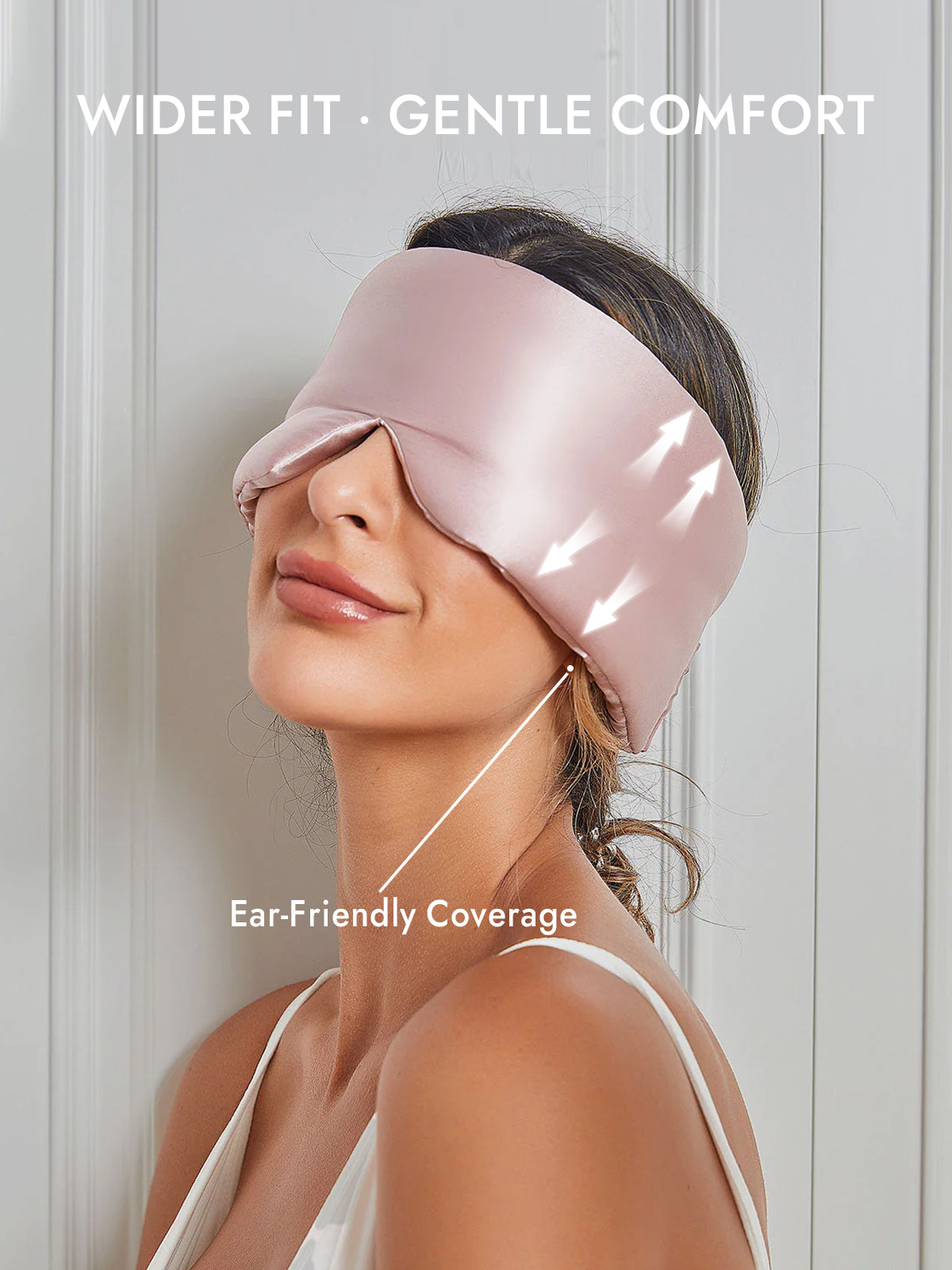 [Light Pink] SilkSilky-AU Sleep Mask 005