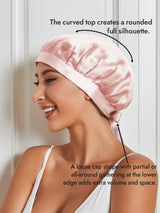 [Pink] SilkSilky-AU Sleep Cap 003