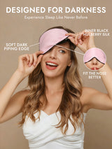 [Light Pink] SilkSilky-AU Sleep Mask 002