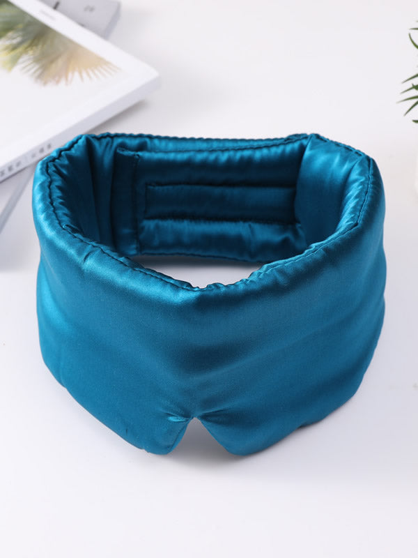 [Teal] SilkSilky-AU 19Momme Pure Silk Eye Mask 005