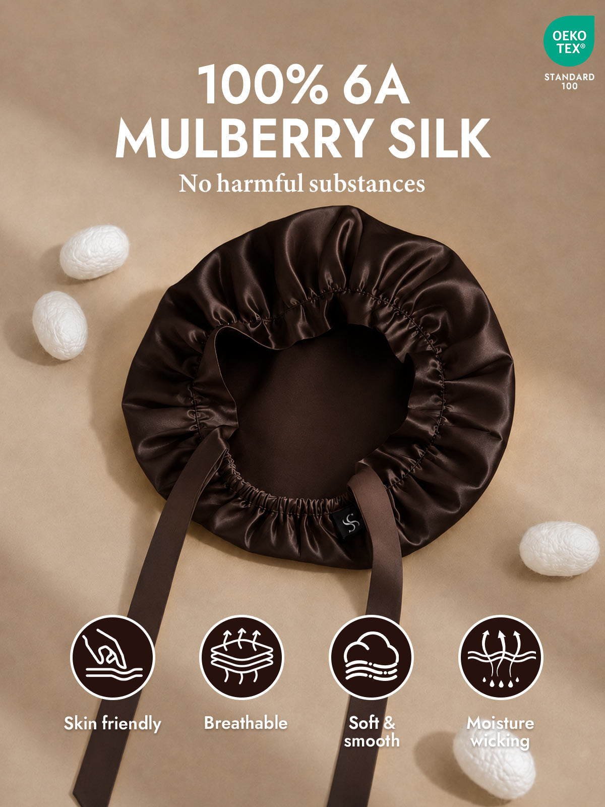 [Coffee] SilkSilky-AU Sleep Cap 002