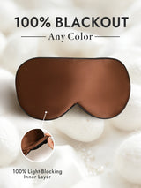 [Brown] SilkSilky-AU Sleep Mask 001