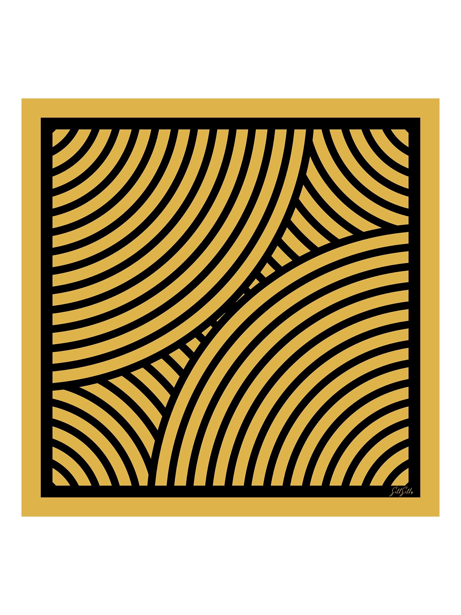 [Yellow Arcs] SilkSilky-AU Scarf 001