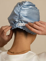 [Steel Blue] SilkSilky-AU Sleep Cap 002
