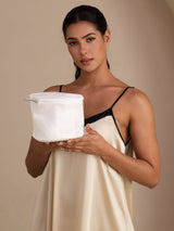 [White] SilkSilky-AU Laundry Wash Bags 005