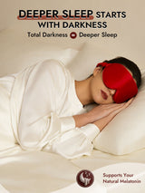 [Wine] SilkSilky-AU 22Momme Sleep Mask 005