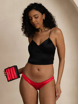 [Red] SilkSilky-AU 19Momme Panty 006