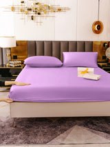 [Lavender] SilkSilky-AU 19Momme Bedding Set 006