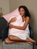 SilkSilky-AU 30Momme Pure Silk Pillowcase Pink 001