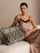 [Leopard] SilkSilky-AU Pillowcase 001