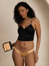 [Champagne] SilkSilky-AU 19Momme Panty 006