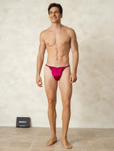 [Fuchsia] SilkSilky-AU Pure Silk Men's Underwear 003