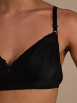 [Black] SilkSilky-AU Bra 005