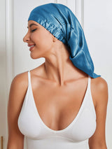 [Teal] SilkSilky-AU Sleep Cap 003