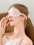 SilkSilky-AU 19Momme Pure Silk Eye Mask Pink 005