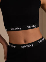 [Black] SilkSilky-AU Sleeveless Crew Neck Women's Outfit Sets 006