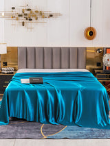 [Teal] SilkSilky-AU 19Momme Sheet 002