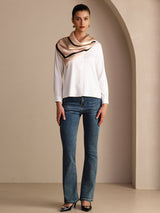 [Beige Square] SilkSilky-AU Scarf 006