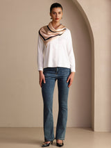 [Beige Square] SilkSilky-AU Scarf 006