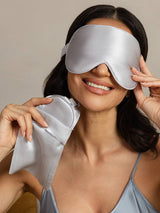 [Silver] SilkSilky-AU Sleep Mask 003