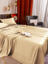 [Beige] SilkSilky-AU 19Momme Bedding Set 004