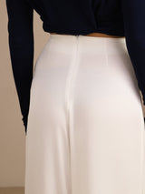 [White] SilkSilky-AU Womens Pants 005